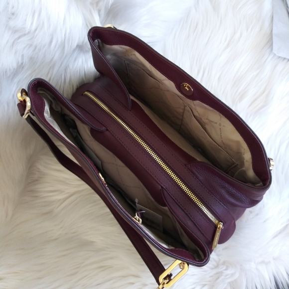 NWT MICHAEL KORS LEIGHTON LARGE SHOULDER BAG - Picture 4 of 8